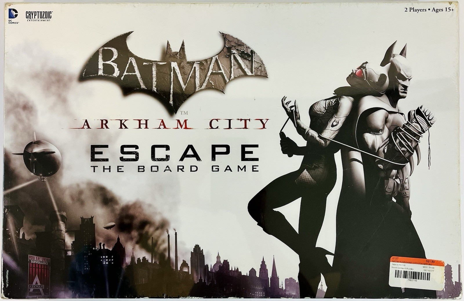 DC Comics Batman – Arkham City ESCAPE Board Game New Factory Sealed