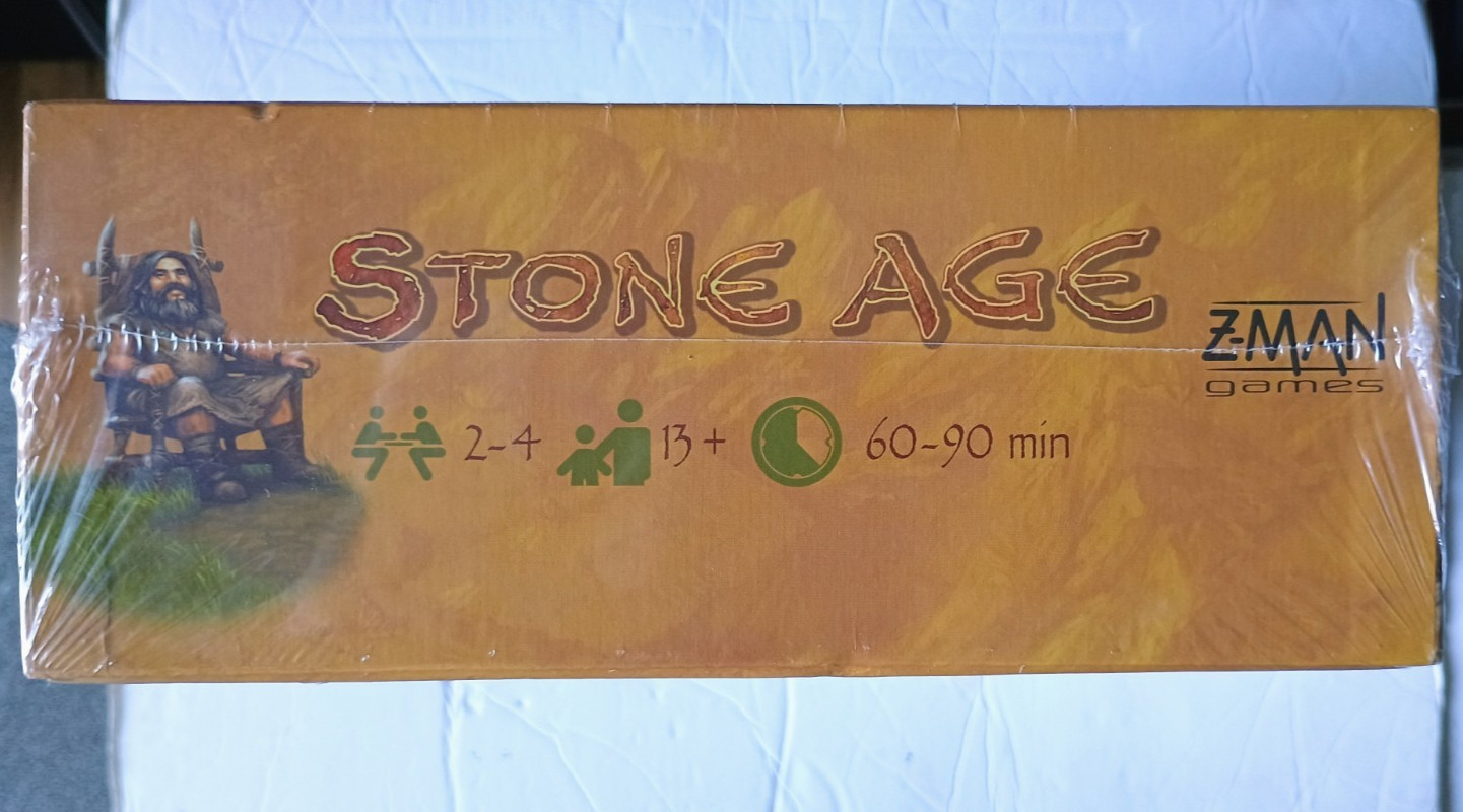 Bernd Brunnhofer Stone Age Z-Man Games 2008-2014 Board Game New Sealed