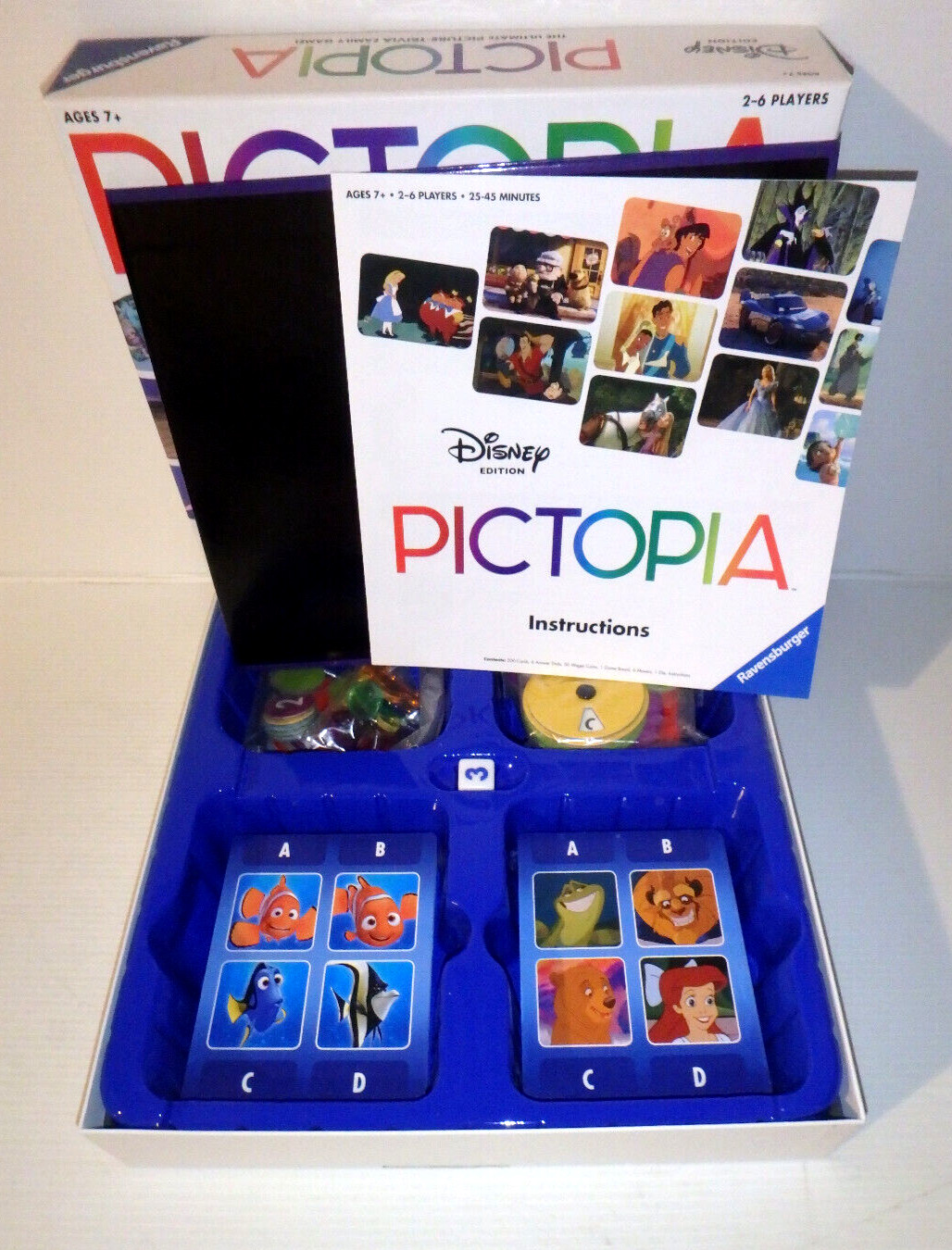 RAVENSBURGER Disney “PICTOPIA” The Ultimate Picture Trivia Family Game ~ LN!