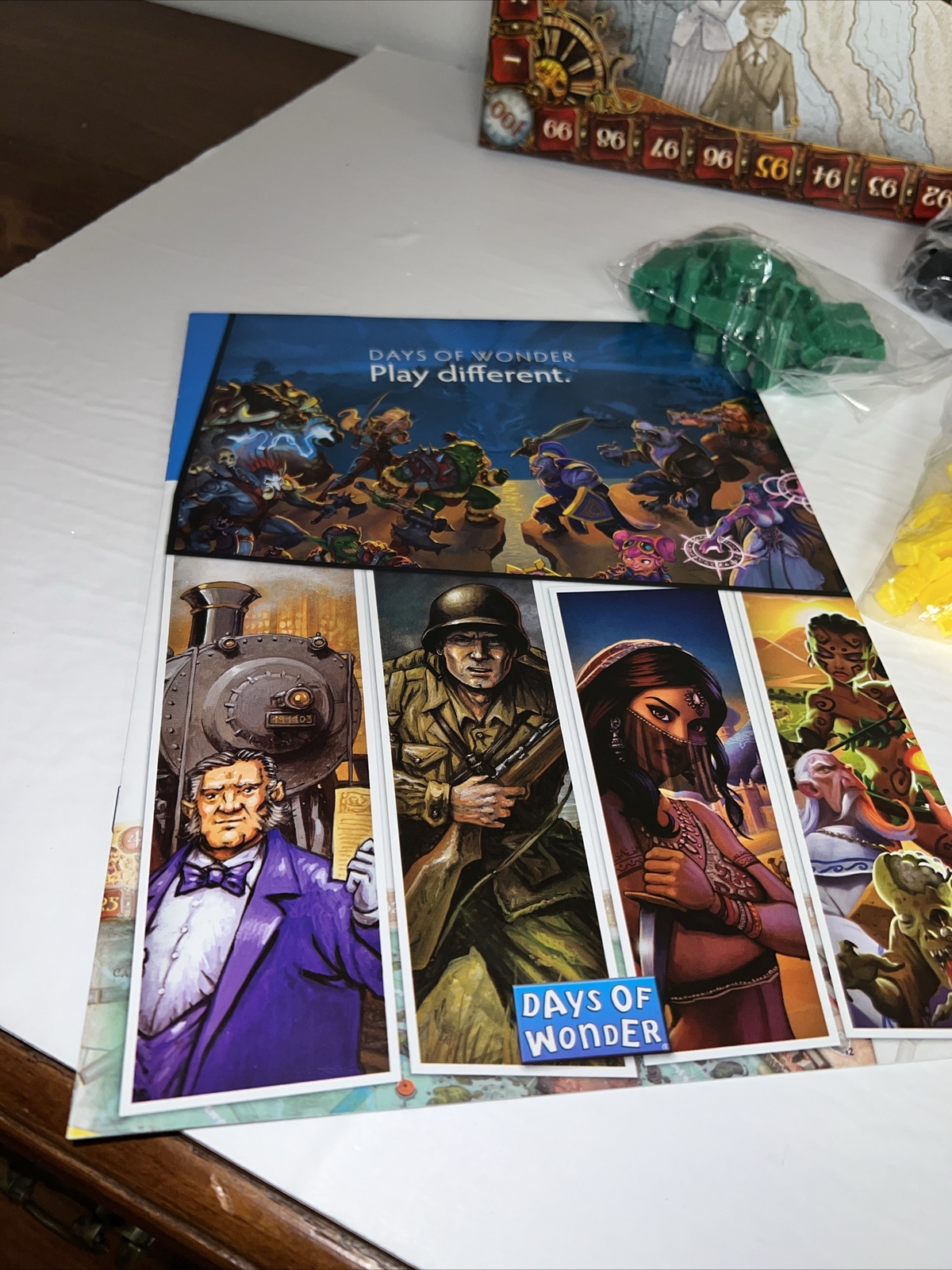 Ticket To Ride Days of Wonder by Alan R. Moon Board