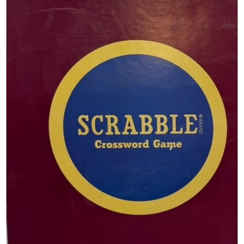 Hasbro Scrabble Retro Series 1949 Edition Board Game Wood Tiles B2850 Burgundy
