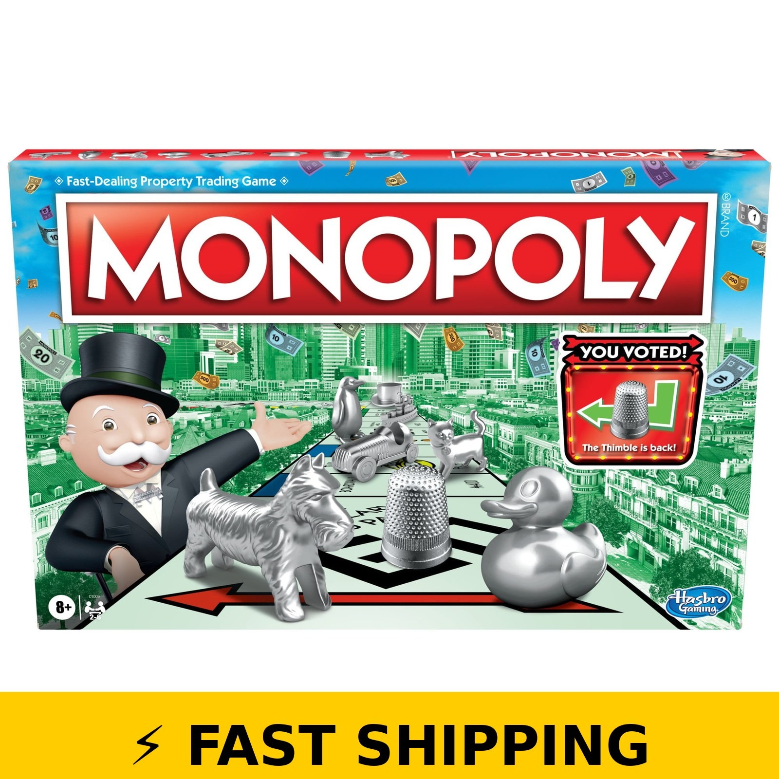 Monopoly Board Game – Family Game for 2 to 6 Players
