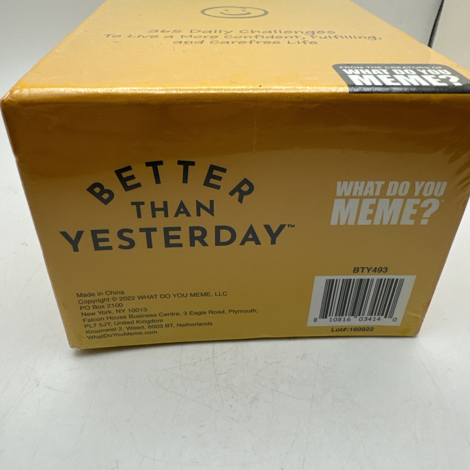 Better Than Yesterday 365 Day Mindfulness Game, What Do You Meme 2023 Sealed G1