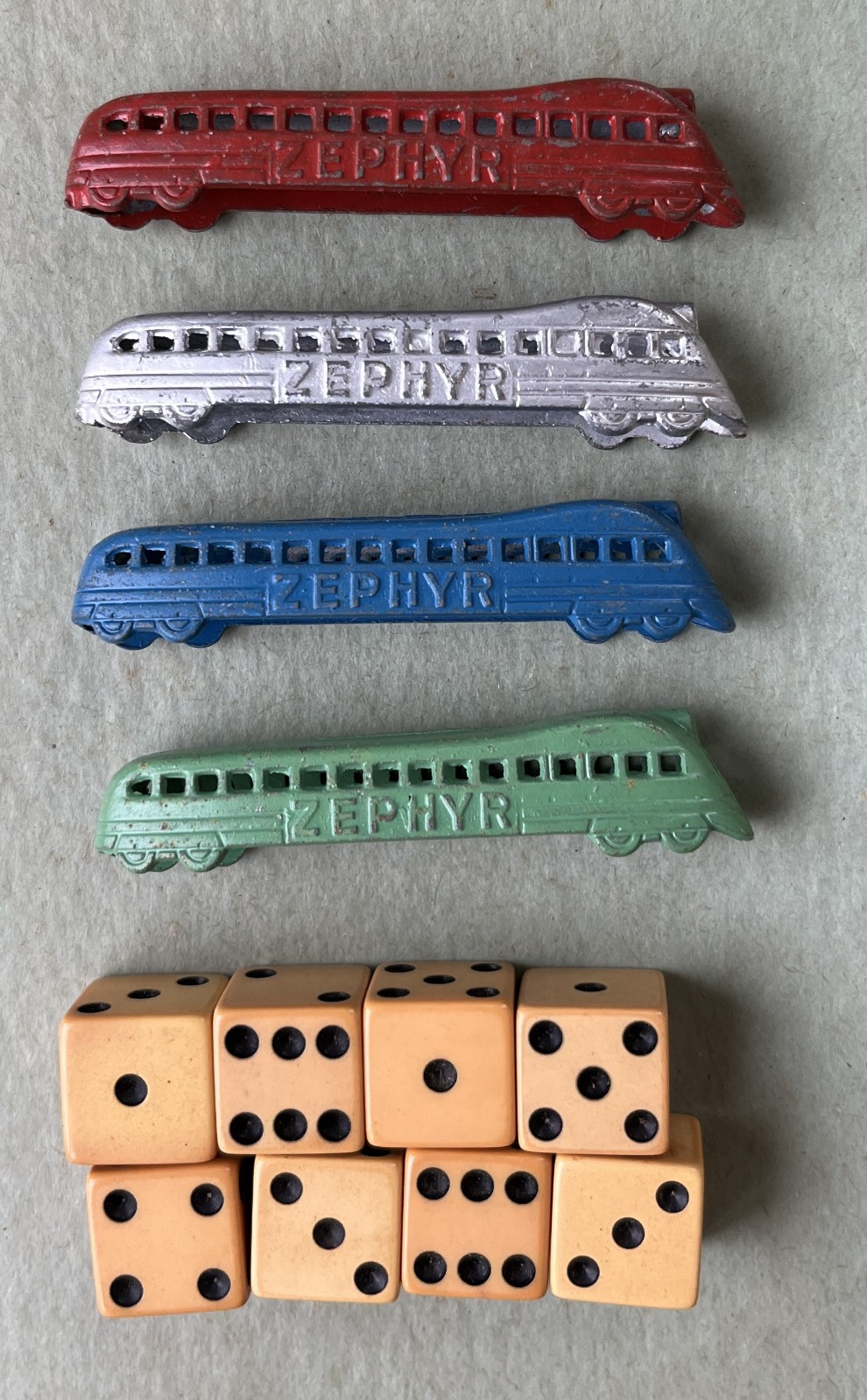 ~1935 Across the Continent Board Game – Tootsie Toy Trains – Parker Bros.