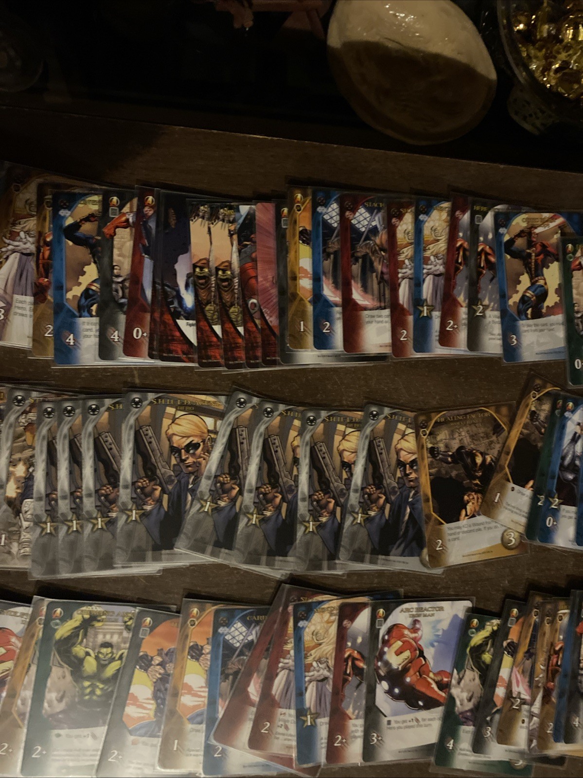 Lot of 500 Upper Deck Marvel Legendary Cards