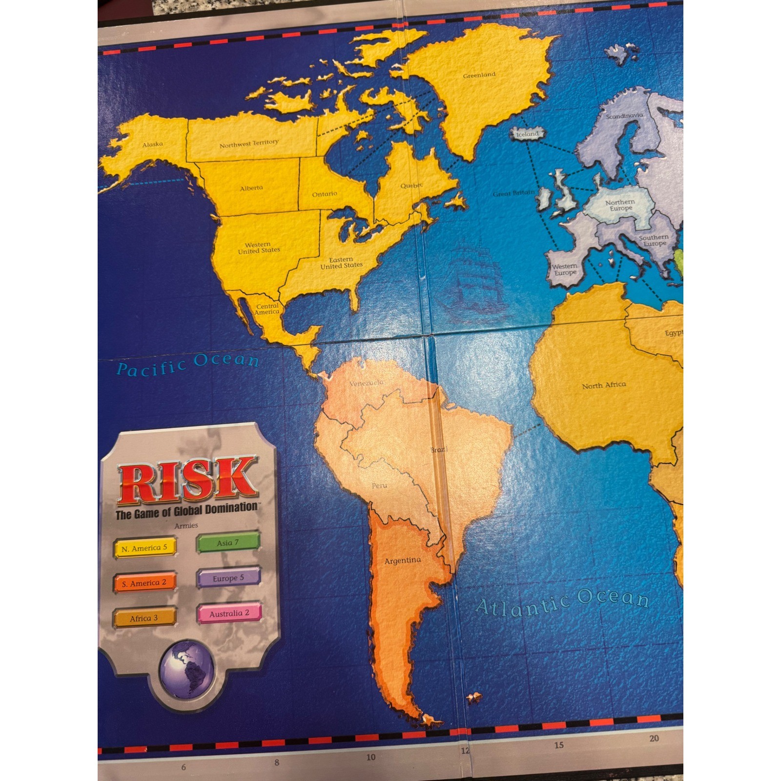 ATTACK! A Game of World Conquest Board Game Eagle Games Ages 10+