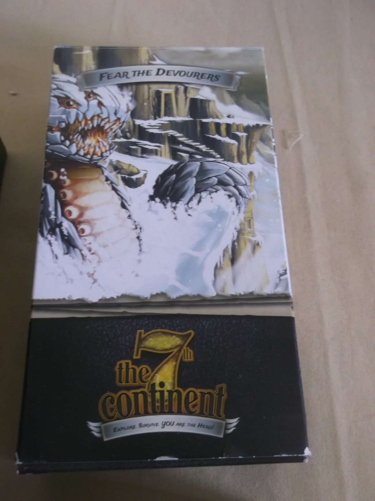 THE 7TH CONTINENT 2017 CORE GAME + FACING ELEMENTS FEAR DEVOURERS EXPANSION