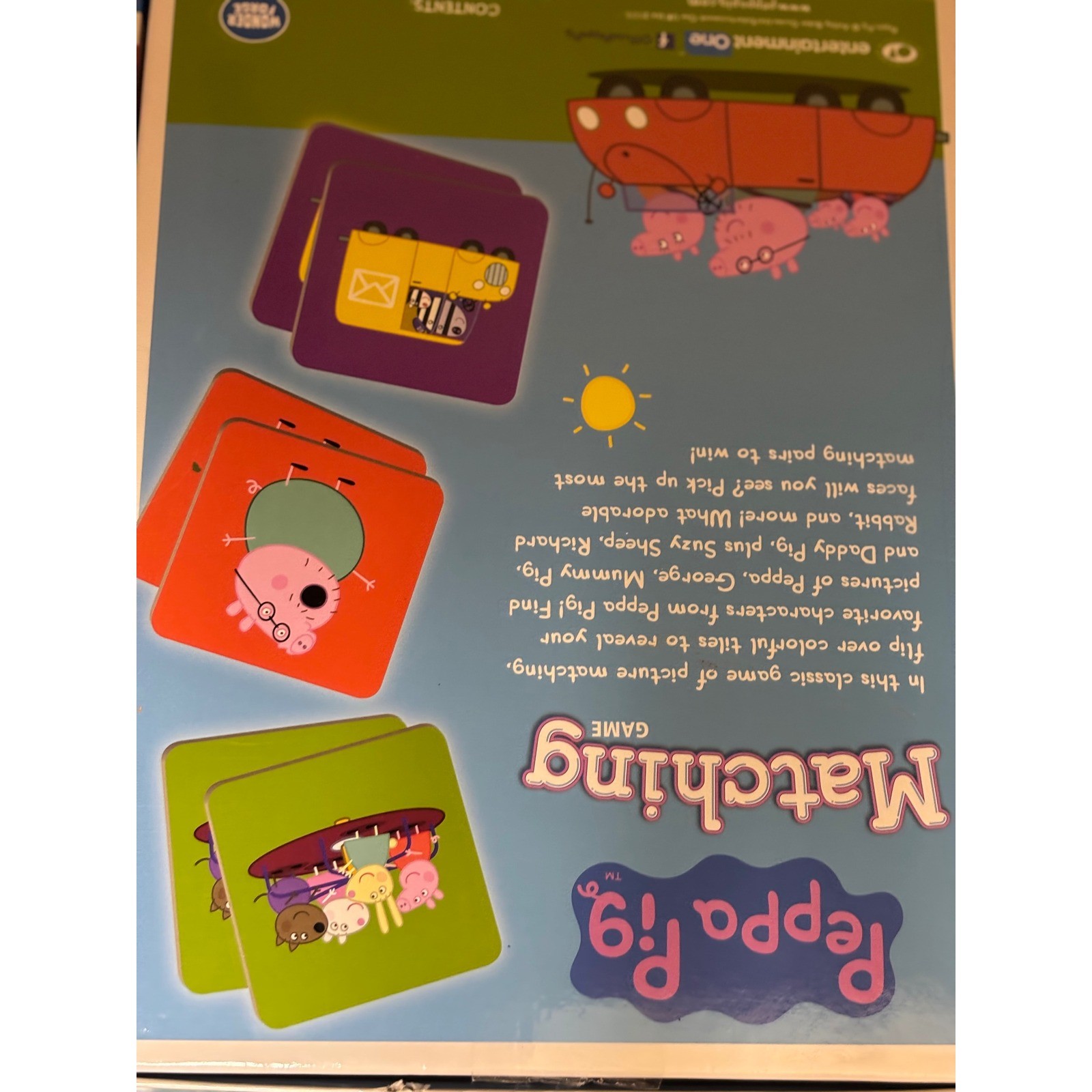 Wonder Forge Peppa Pig Matching Game Preschool Fun Picture Matching Activity