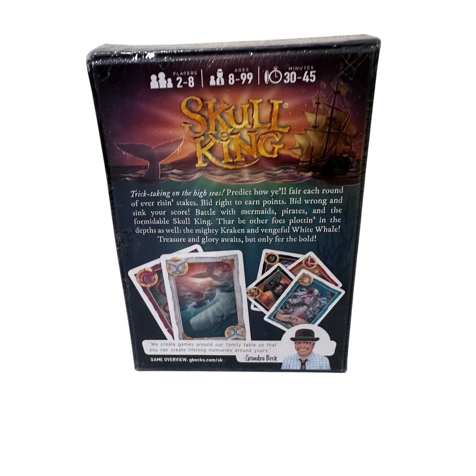 Skull King Card Game Grandpa Beck’s Games New Sealed Box Is Damaged .