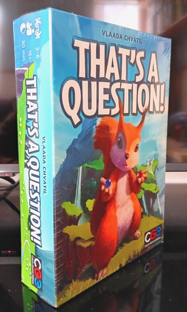 Czech Party Game Thats a Question Board Edition Vlaada Chvatil 3-6 Players