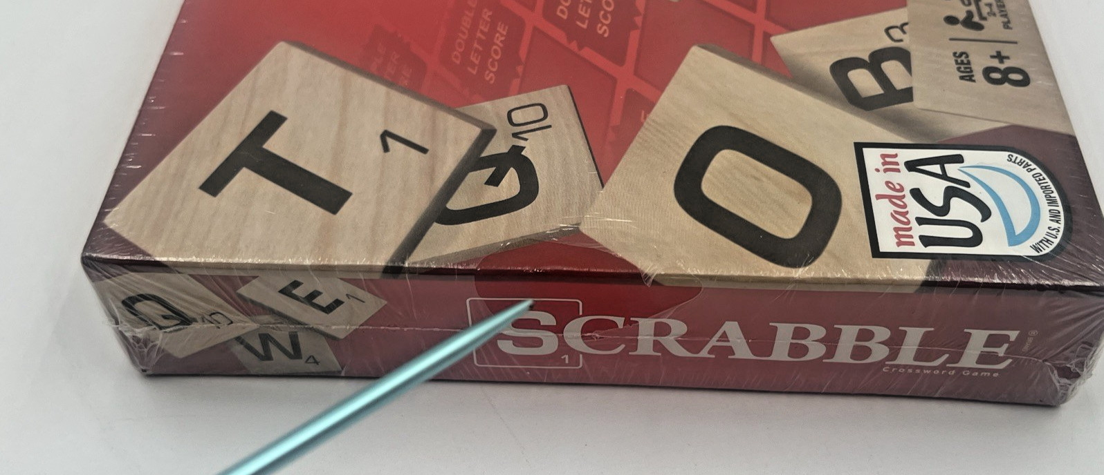 Scrabble Board Game Crossword New Factory Sealed Hasbro A8166 2013 Tiles USA SEE