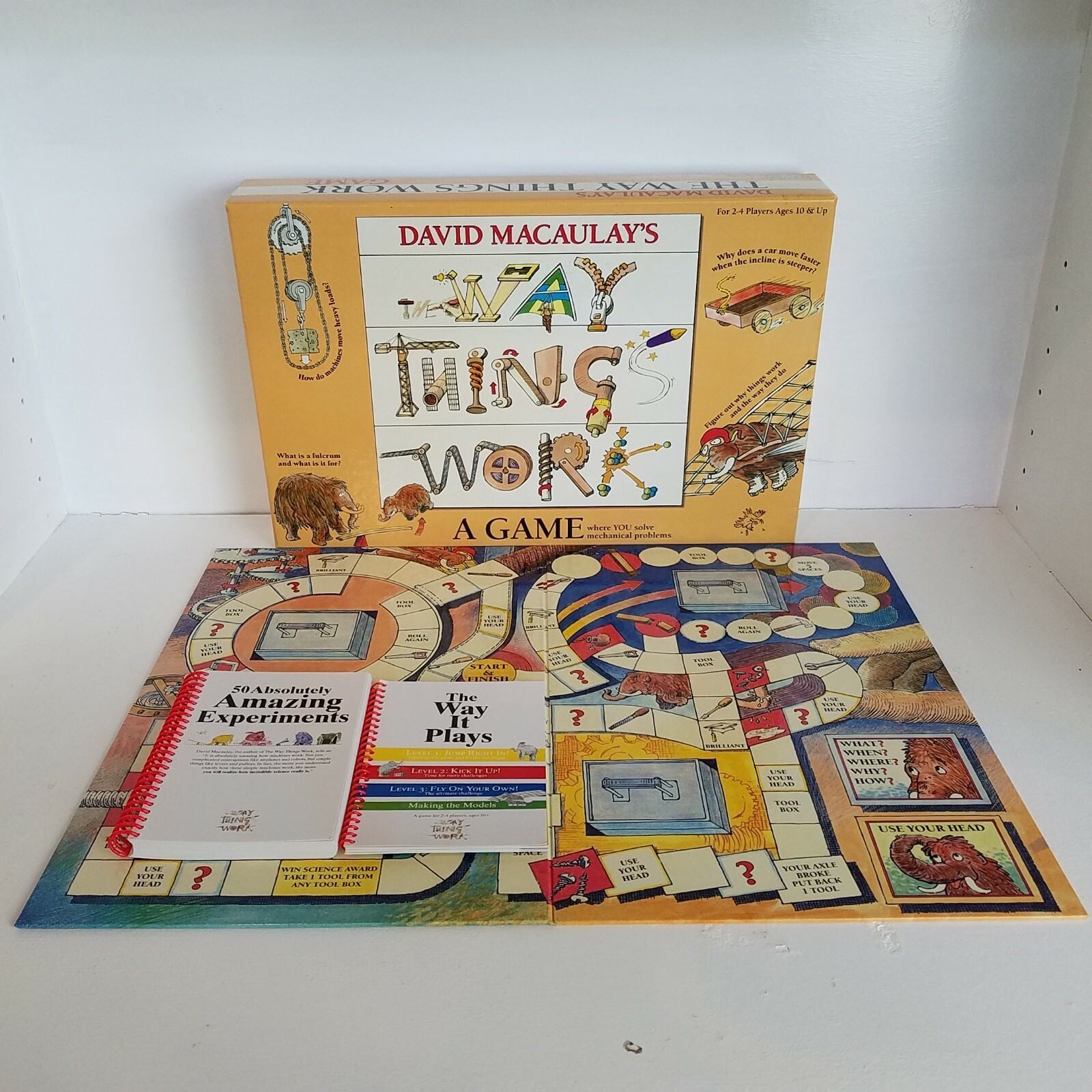 The Way Things Work David Macaulays Mechanical Problem Solving Board Game