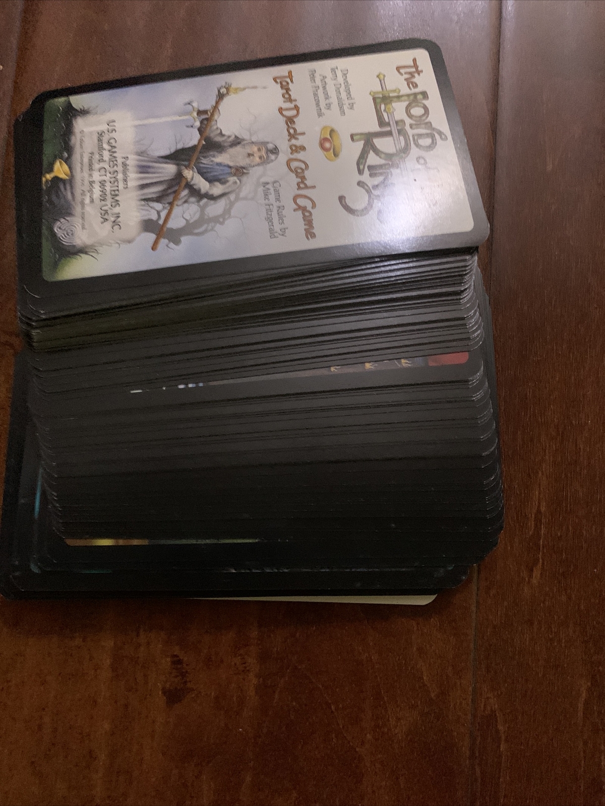 The Lord Of The Rings Tarot Deck & Card Game 1996 U.S. Games System Inc