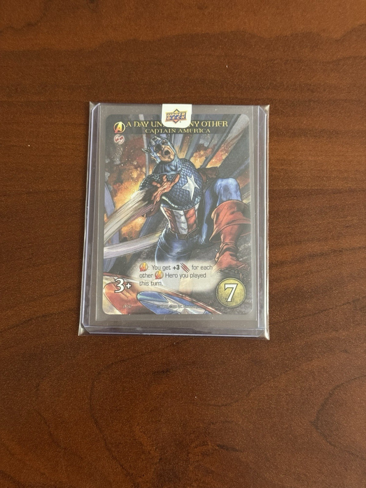 SEALED Marvel Legendary A Day Unlike Any Other Captain America LPC47 Promo