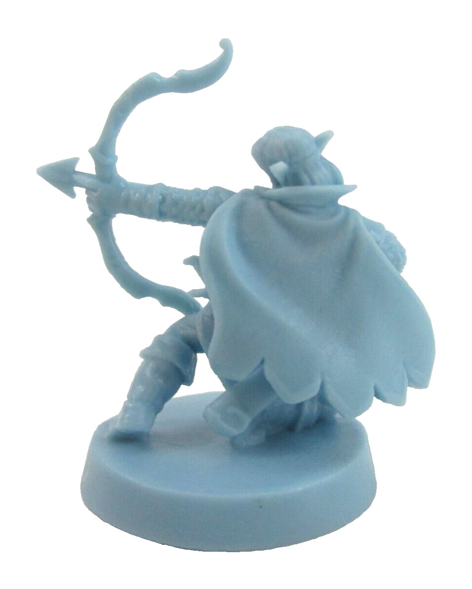 HEROQUEST: Mage Of The Mirror 4x ELVEN ARCHER Minis & Card NEW!!