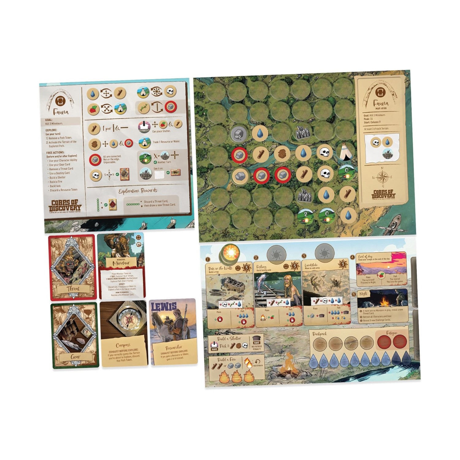 Off the Page Corps of Discovery Box VG+/NM