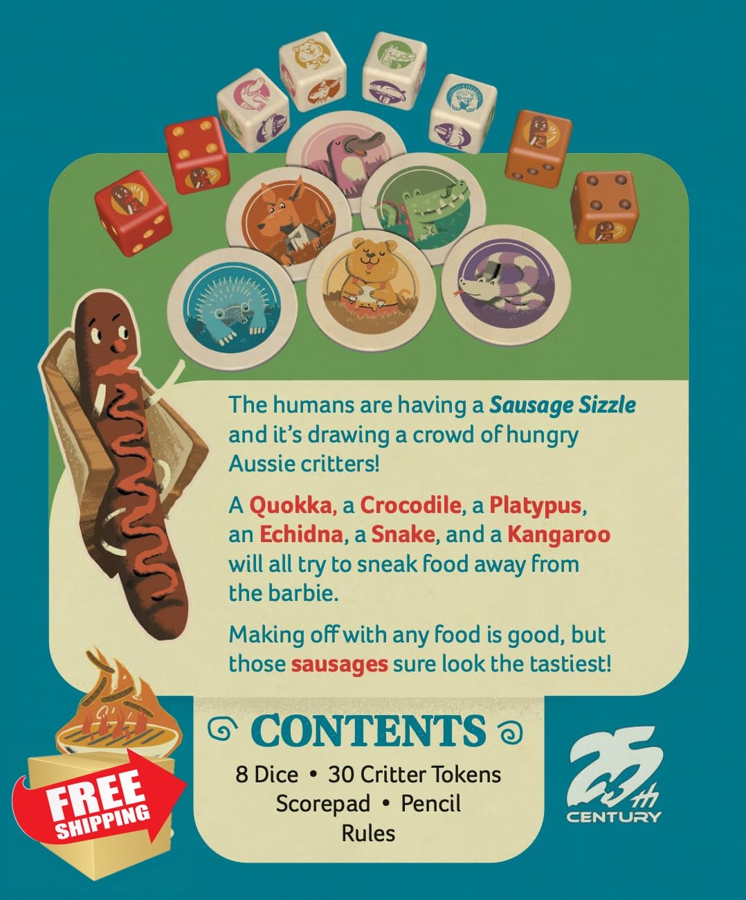 25th Century Games Sausage Sizzle Party Game