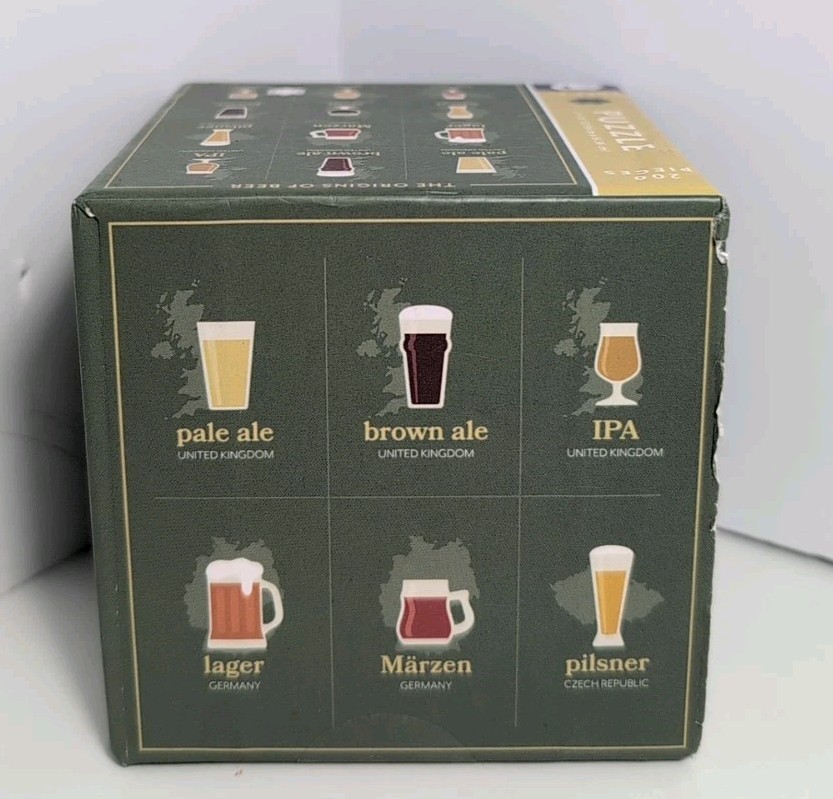 The Origins of Beer – 200 Piece Jigsaw Puzzle – 11″ X 14″ – Design Group – NOB