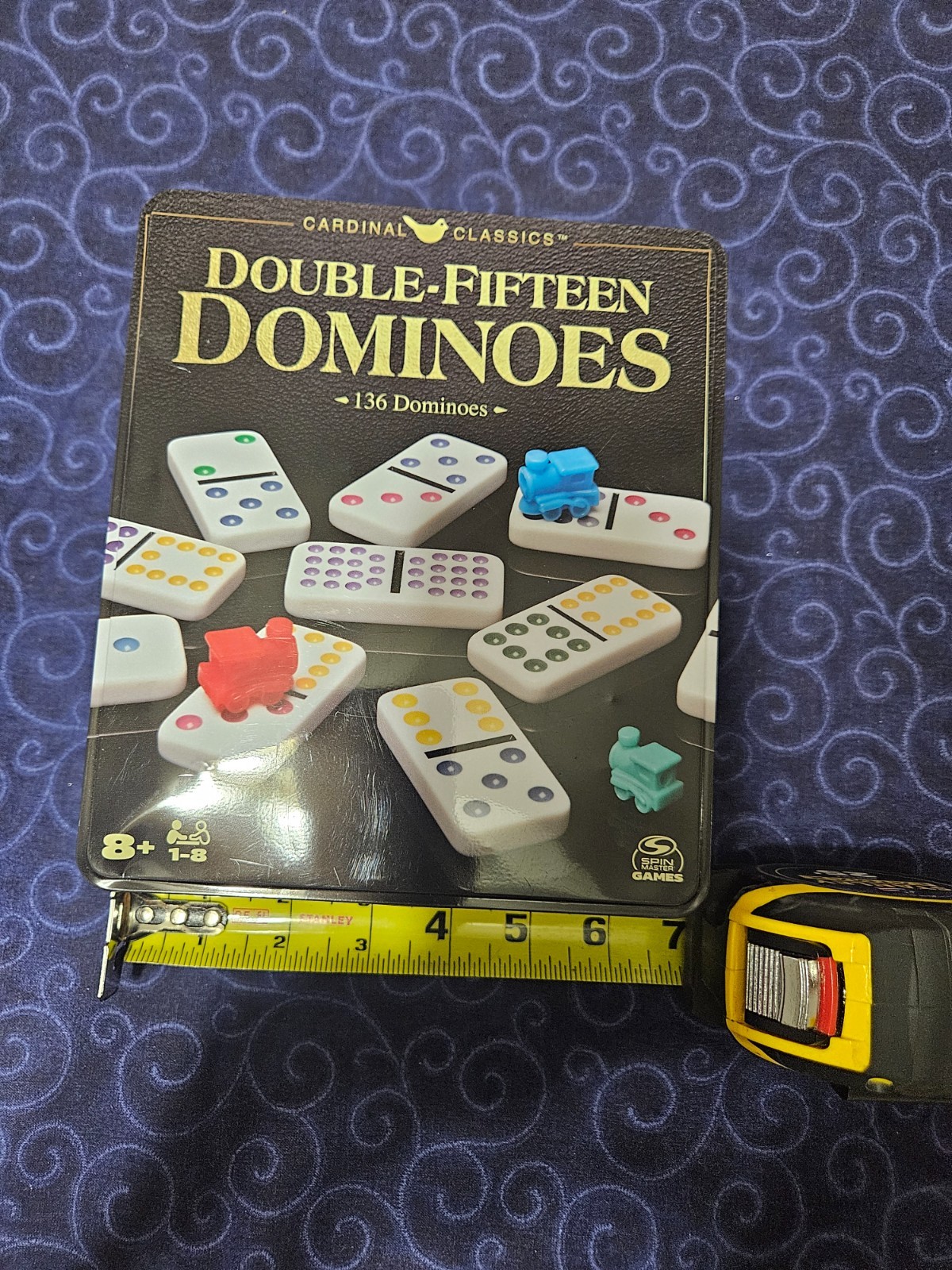 New Cardinal Classics Double Fifteen Dominoes 136 Tile Game Set – Brand New!