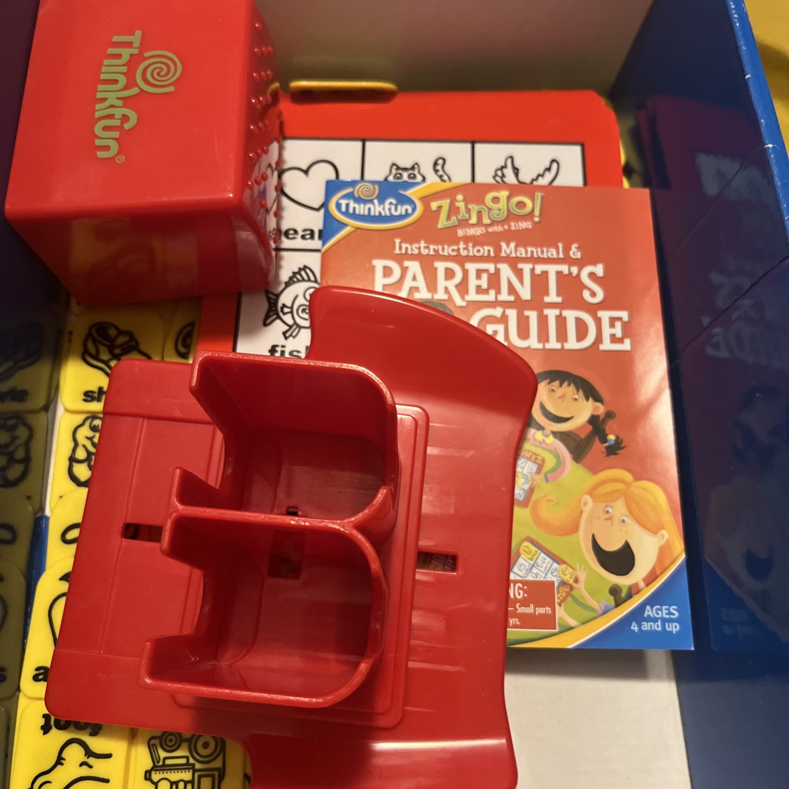 ThinkFun Zingo! Bingo with a Zing Family Board Game 2-6 Players For Kids Age 4+