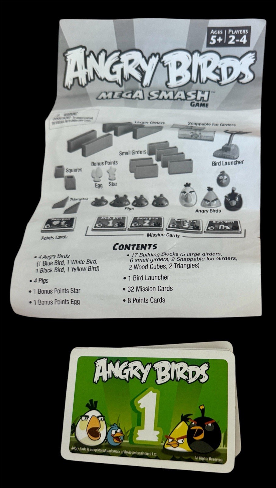 ANGRY BIRDS Mega Smash Game Mattel RARE Toys R Us Exclusive In Box HTF