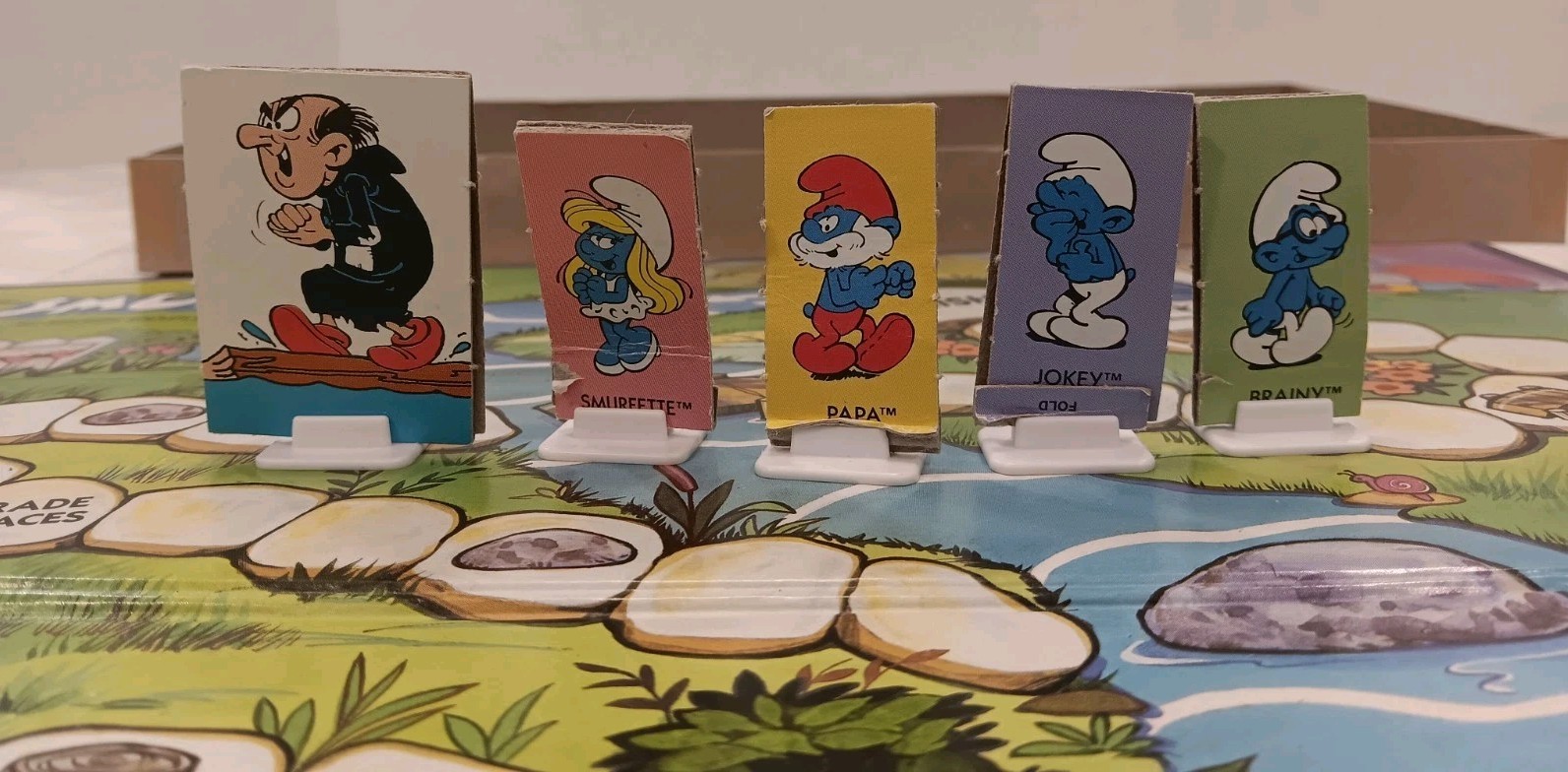 Milton Bradley The Smurf Board Game 1988 – Acceptable Condition – Incomplete