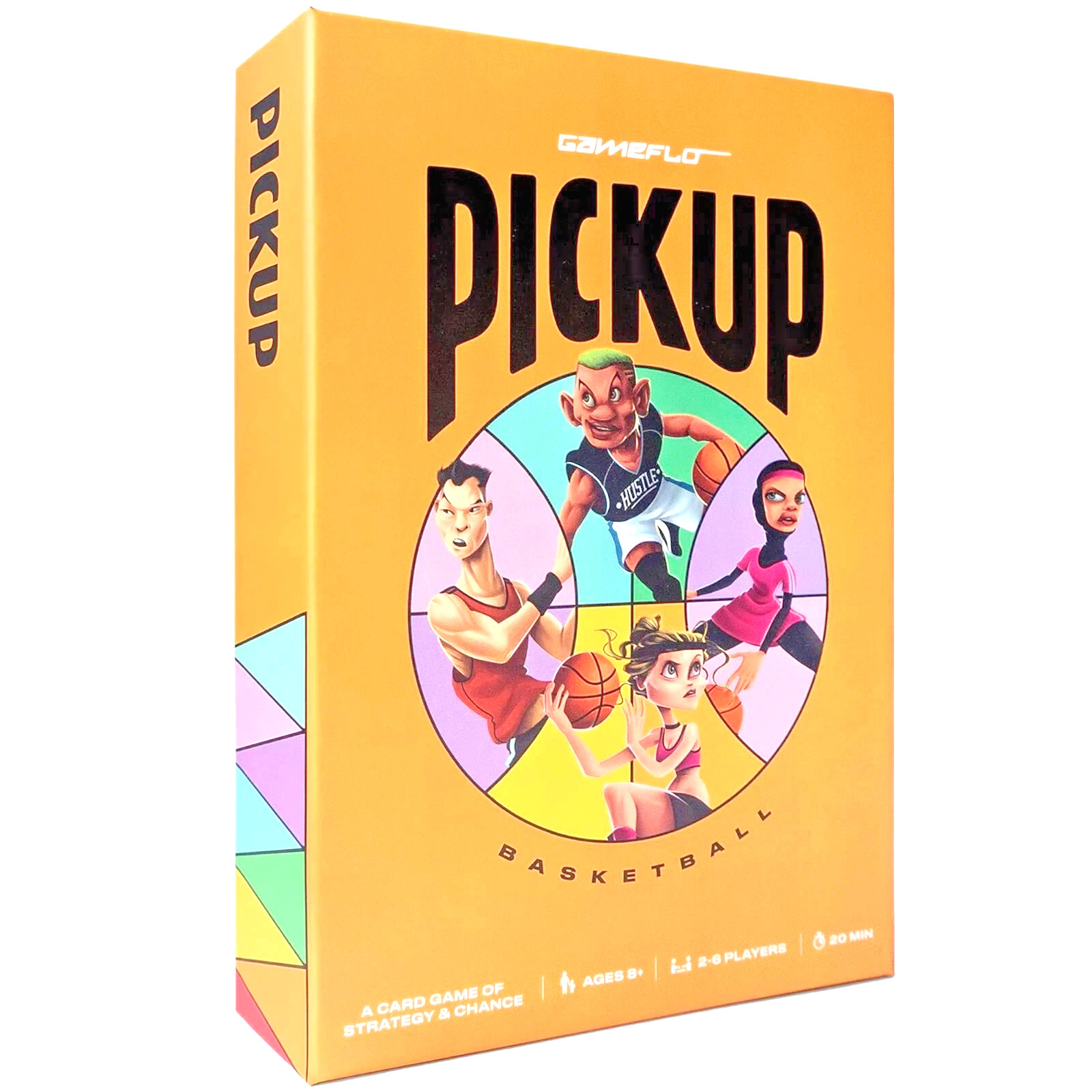 PICKUP BASKETBALL CARD GAME GAMEFLO. NEW/SEALED 2-6 PLAYERS AGES 8+ STRATEGY