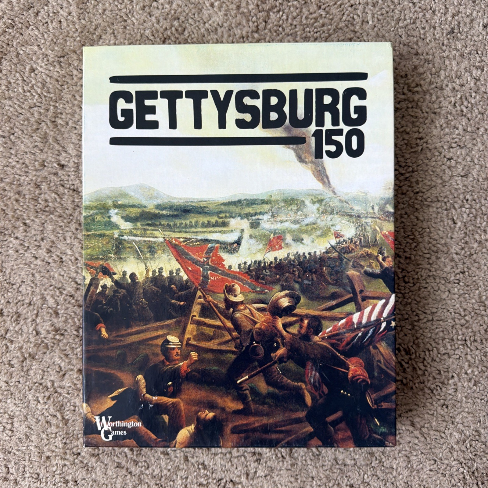 Gettysburg 150 – Worthington Games – Historical Civil War Wargame – Complete!