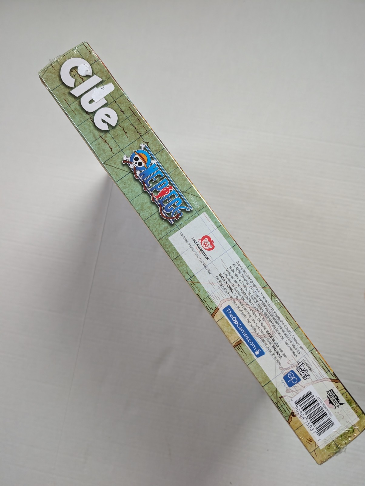 One Piece Clue Board Game Sealed Hasbro USAopoly Anime Shonen Jump