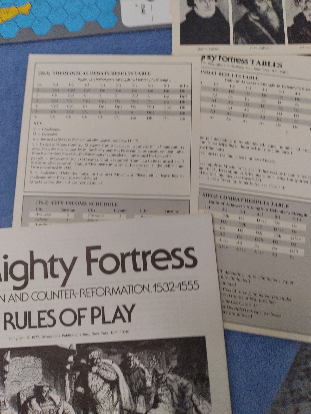 SPI Wargame Mighty Fortress, Complete