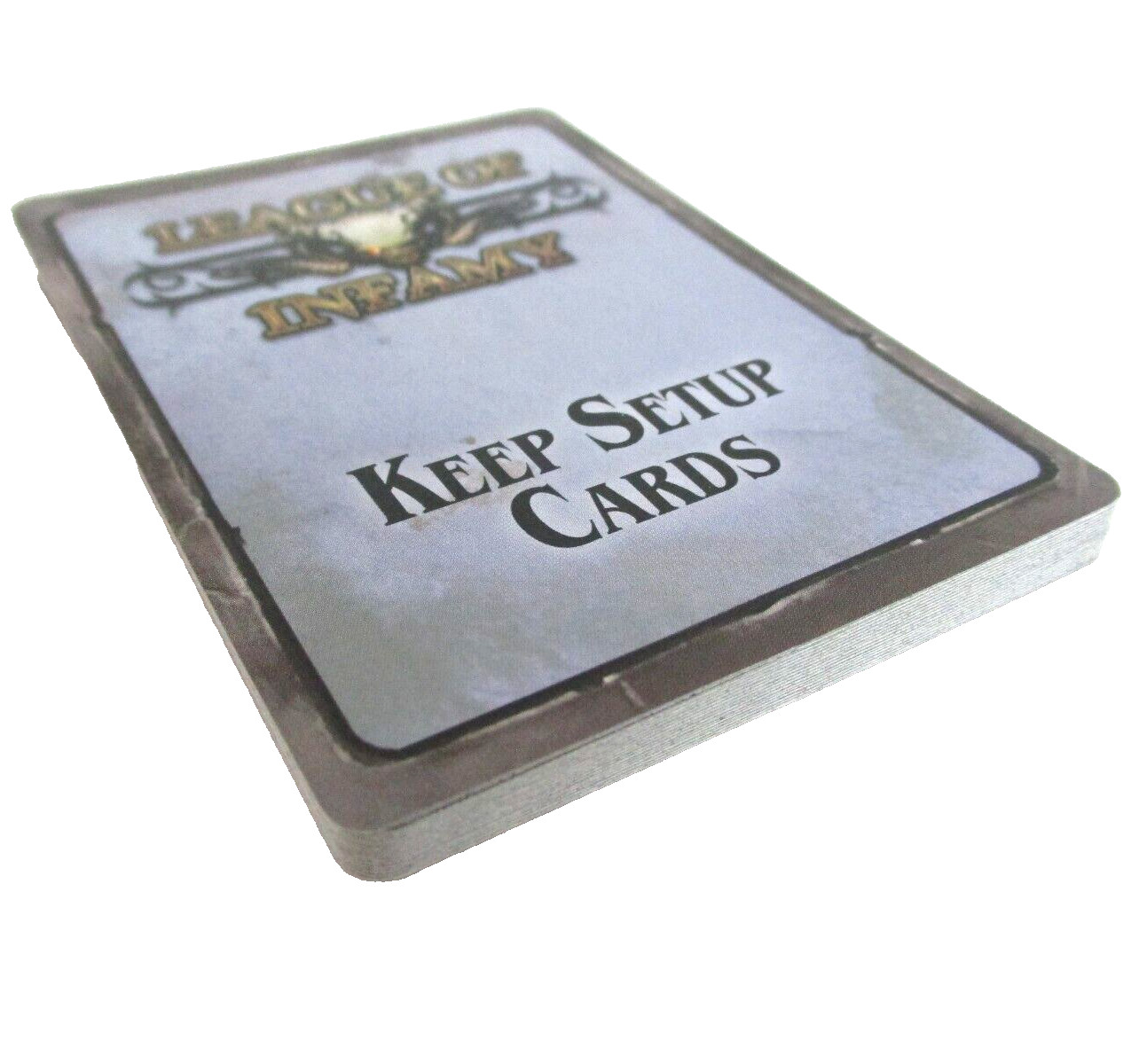 League Of Infamy KEEP SETUP CARDS New!!
