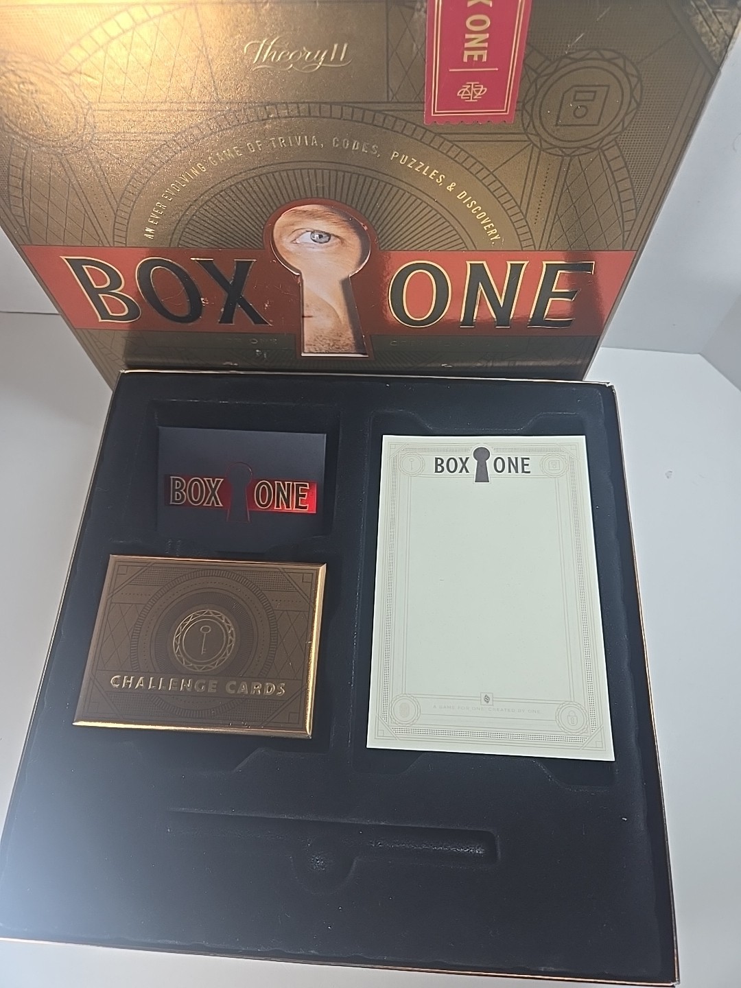 BOX ONE by Neil Patrick Harris Strategy Game Theory 11 Game 99.9% Comp. Miss Pen