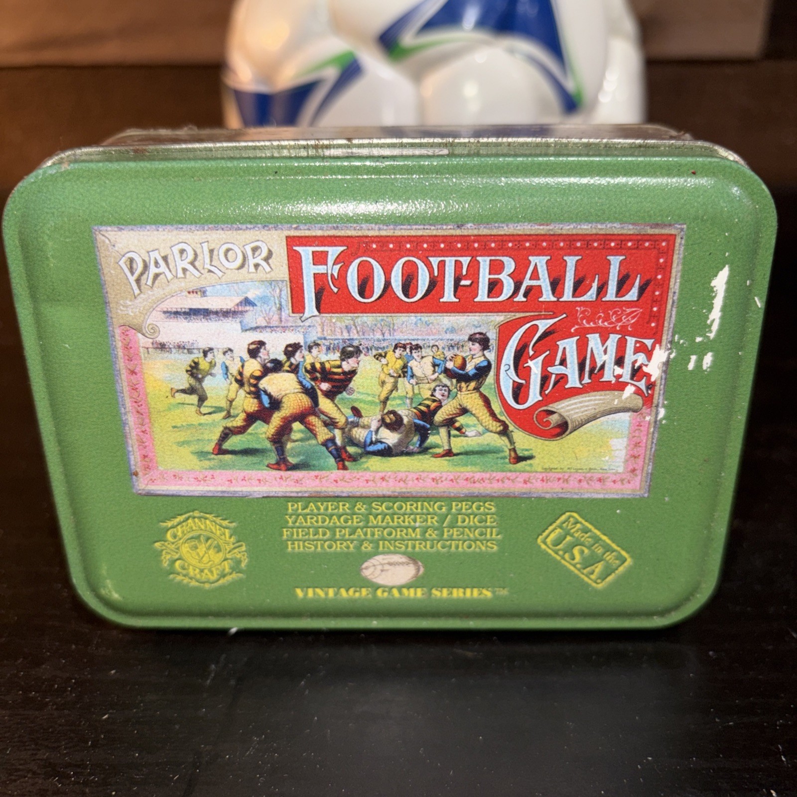 Vintage Parlor Football Game New York Historical Society