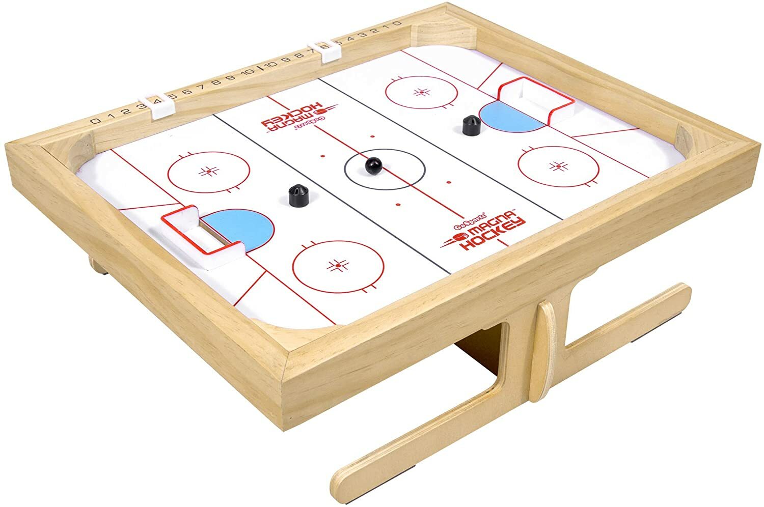 Magna Hockey All Ages Indoor Compact Mini Tabletop Board Game Play Set White