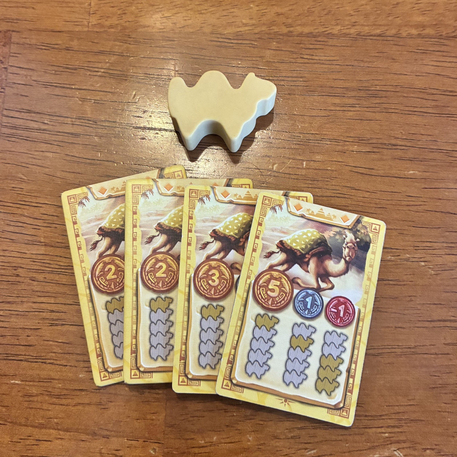 Camel Up board game Yellow replacement Racing Camel & Round Betting Markers