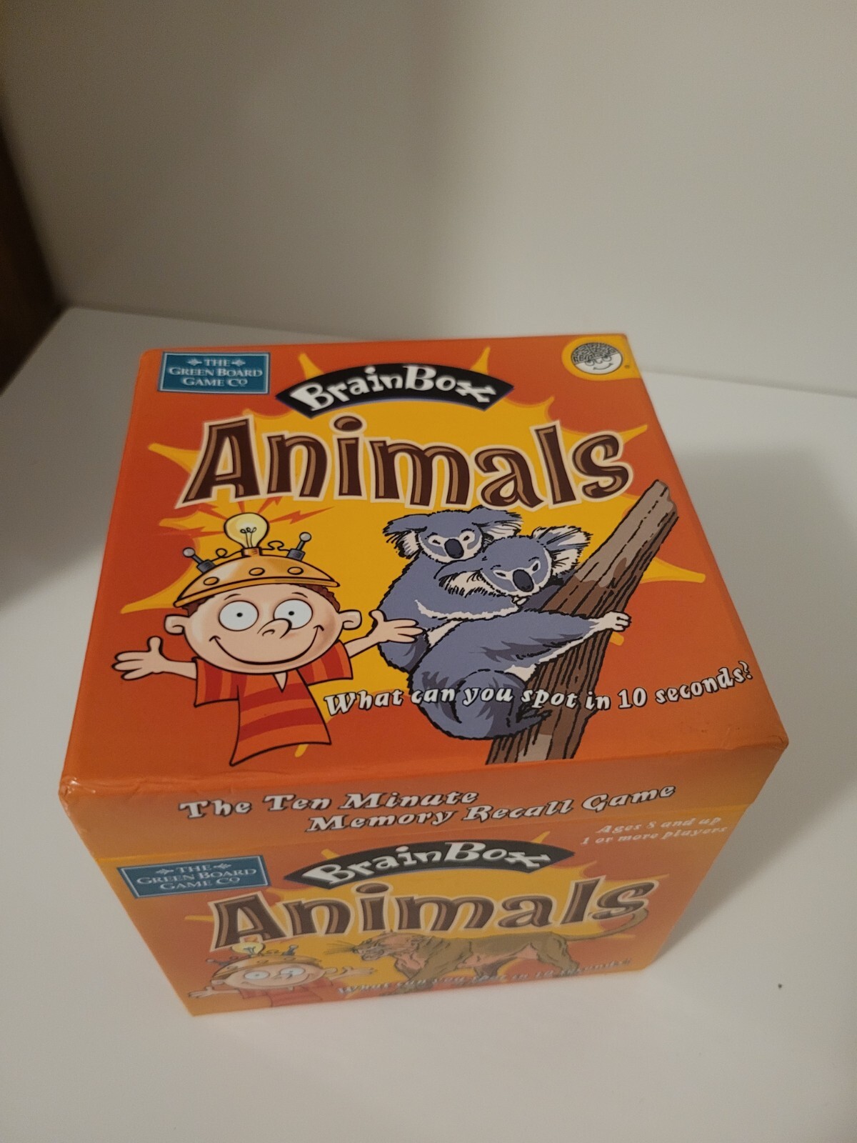The Ten Minute Memory Recall Game, Brainbox Animals