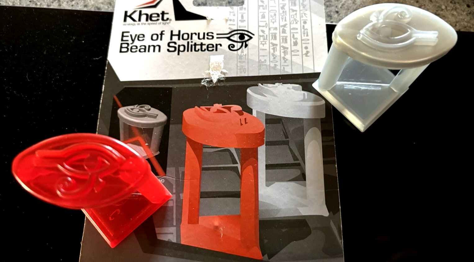 Khet The Laser Game Innovention Toys Works 100% Complete includes Beam Splitters