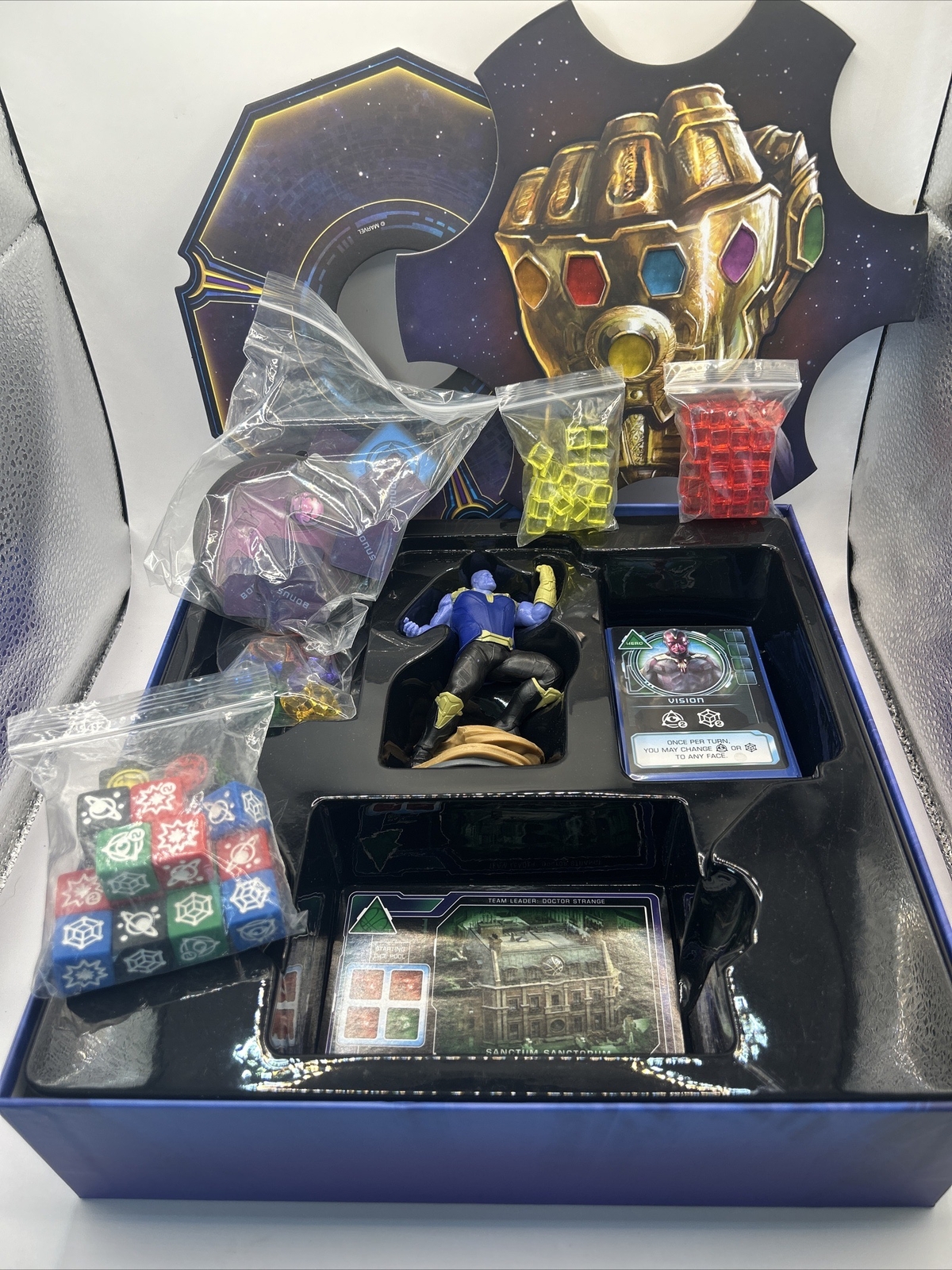 Thanos Rising Marvel Avengers Infinity War Cooperative Card and Dice Board Game