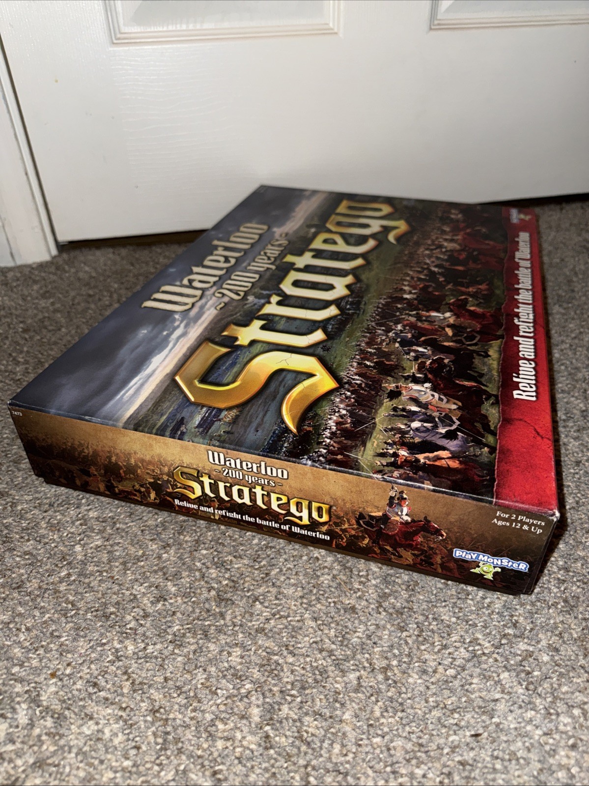 Stratego Waterloo 200 Years Rare Strategy Board Game Nice *8/12 Weakened Blocks*