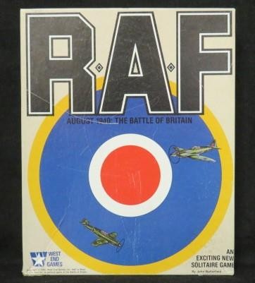 West End Games 1986: R.A.F. – August, 1940: The Battle of Britain (PUN) VG