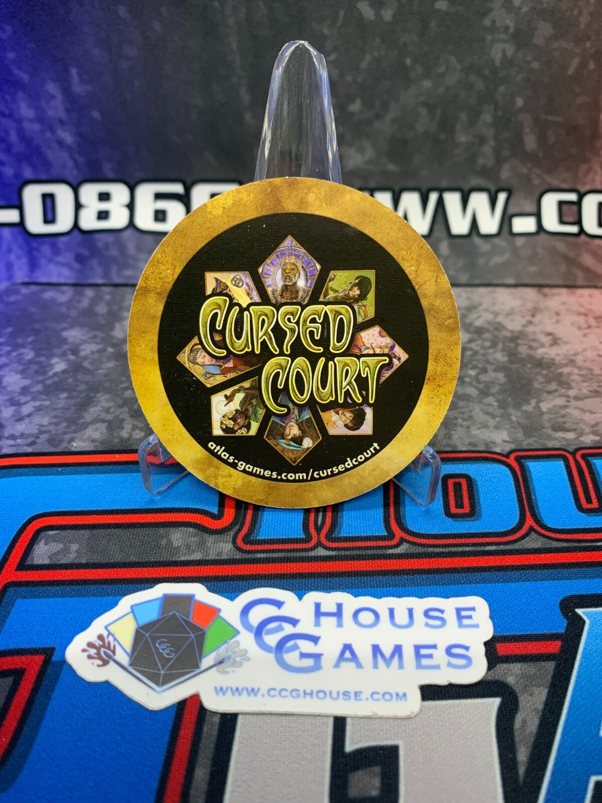 Atlas Games Cursed Court Game – Promo Exclusive First Wager Marker *CCGHouse*
