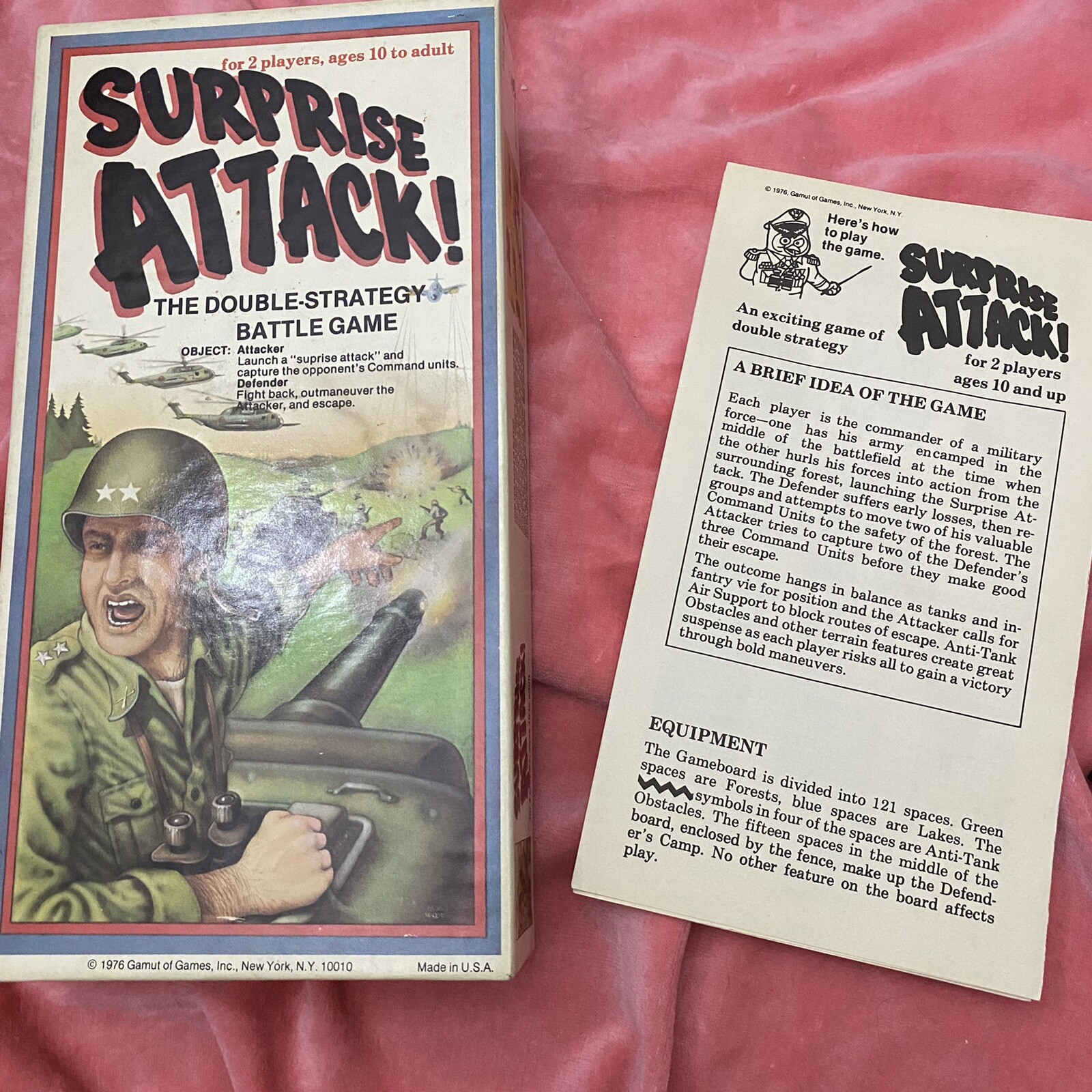 SURPRISE ATTACK Battle Game RPG Tabletop Role Playing Fantasy War Gamut of Games