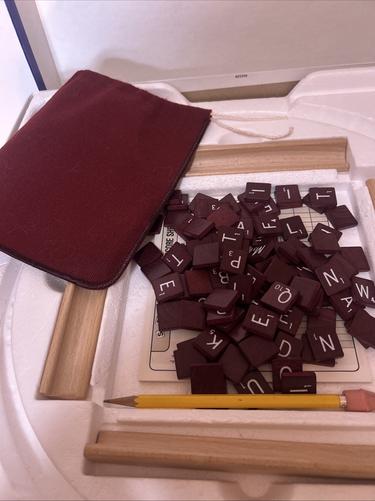 Scrabble Revolving Deluxe Edition 1987 Crossword Word Game Complete Puzzle Board