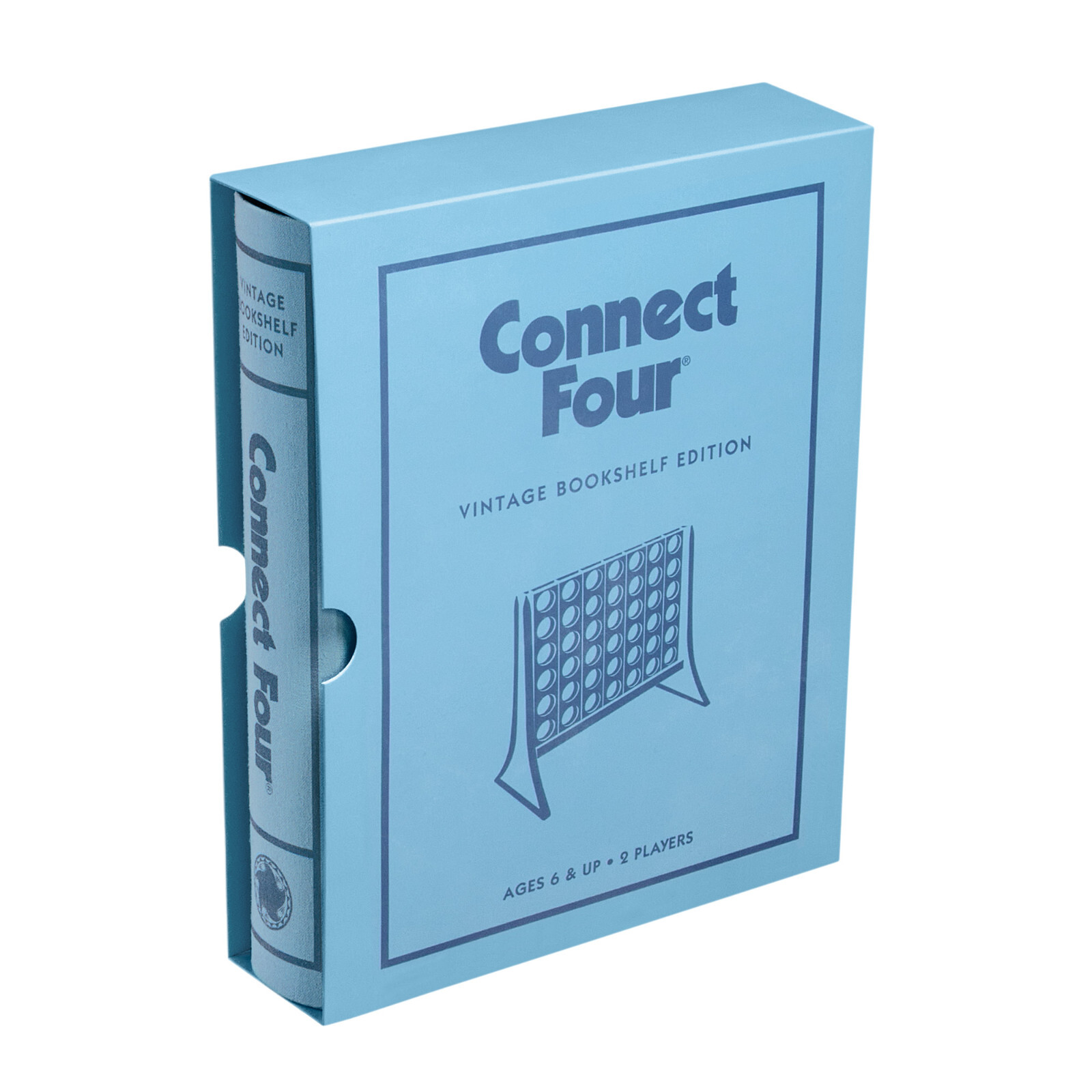 Connect Four Vintage Bookshelf Edition by WS Game Company Deluxe Board Game New
