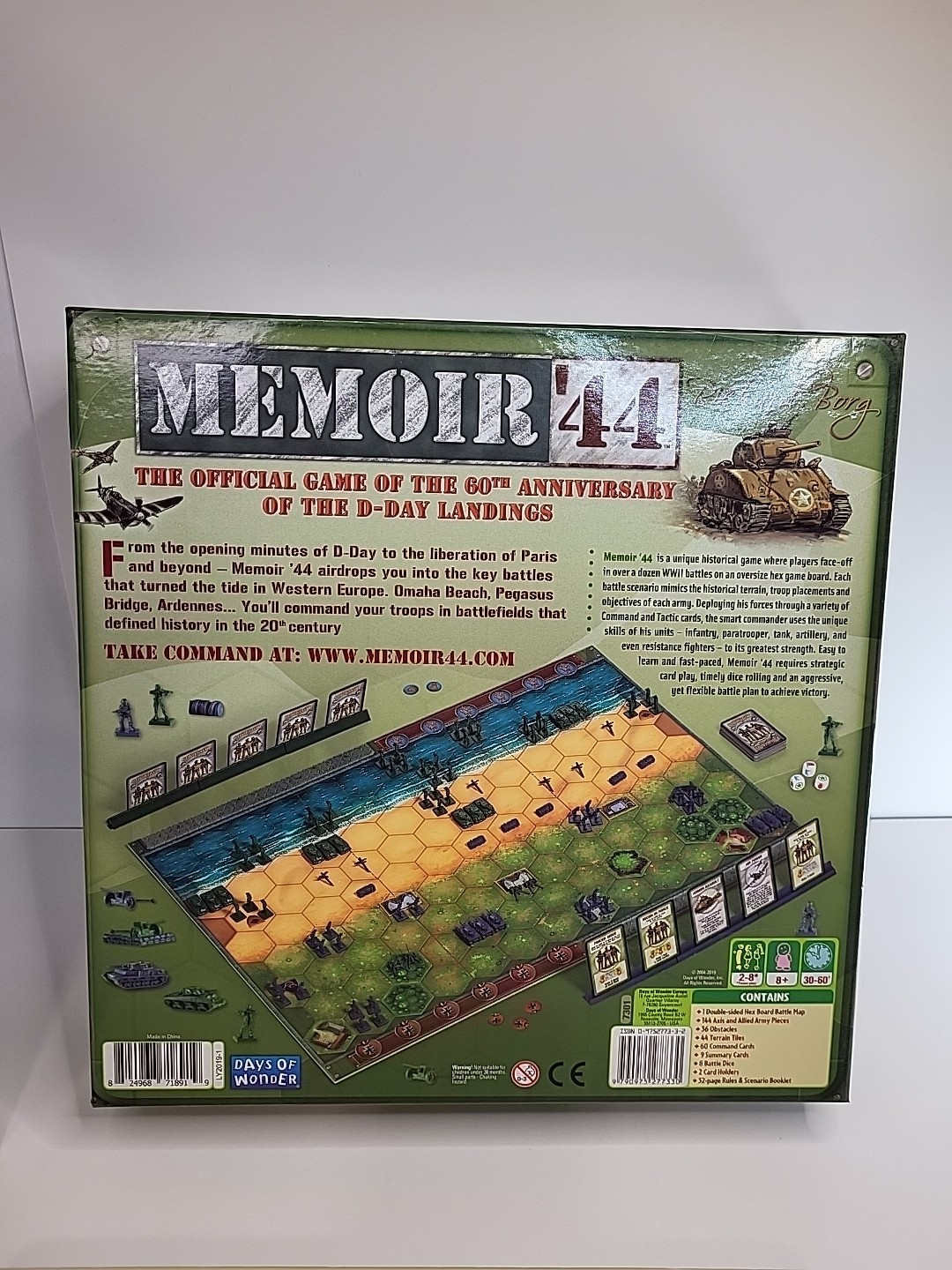 Days of Wonder Memoir ’44 Board Game – Complete Richard Borg Very Good