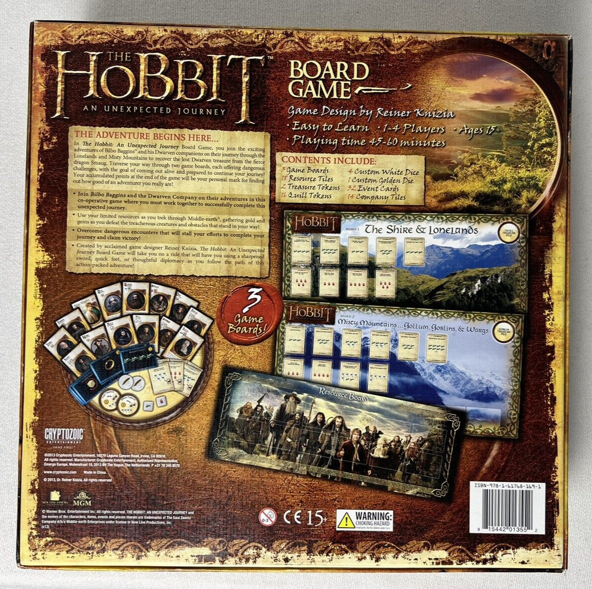 THE HOBBIT An Unexpected Journey, 2013 Cryptozoic Entertainment, COMPLETE
