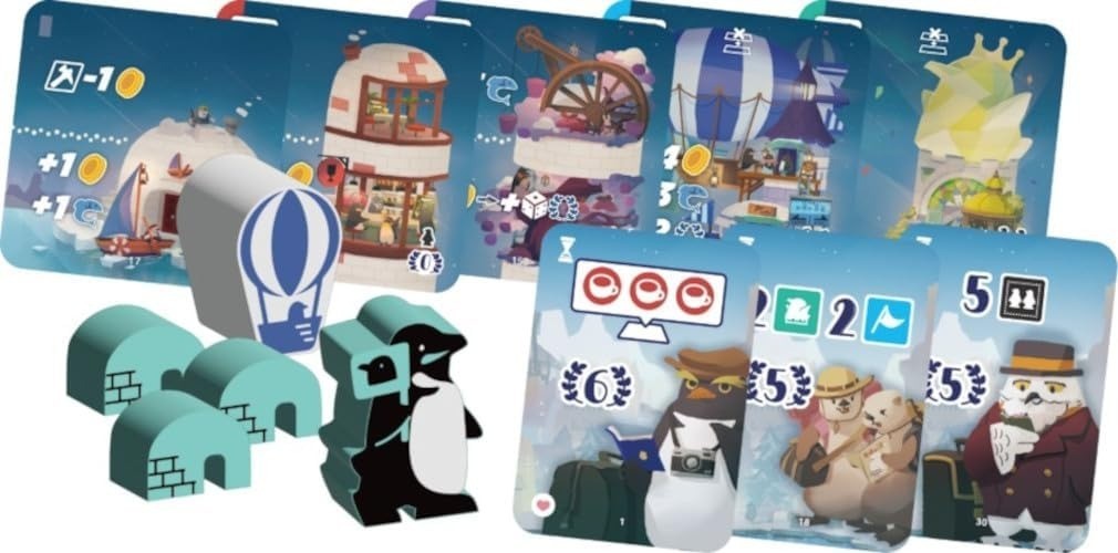 Arclight Snow Colony Board Game (For 2-5 players, 30-60 minutes, Ages 6+)