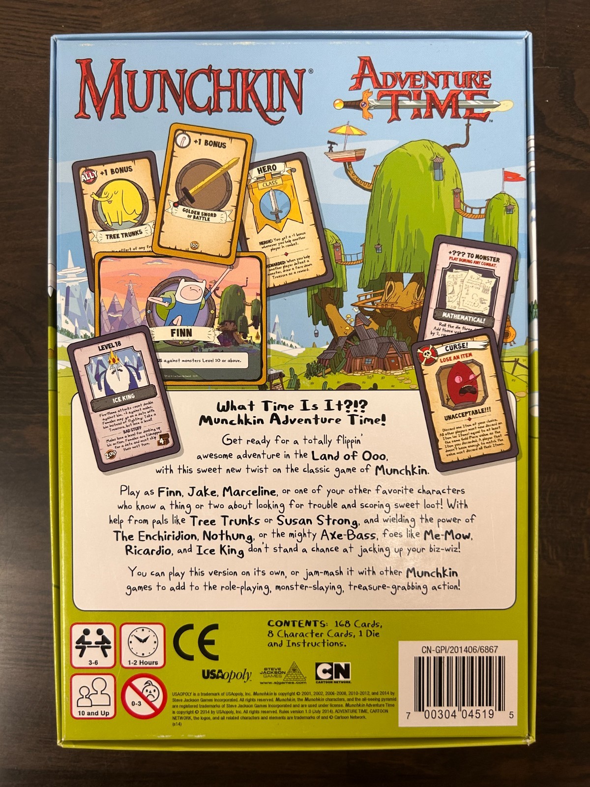USAopoly – Munchkin Adventure Time Board Game – NEW IN BOX!