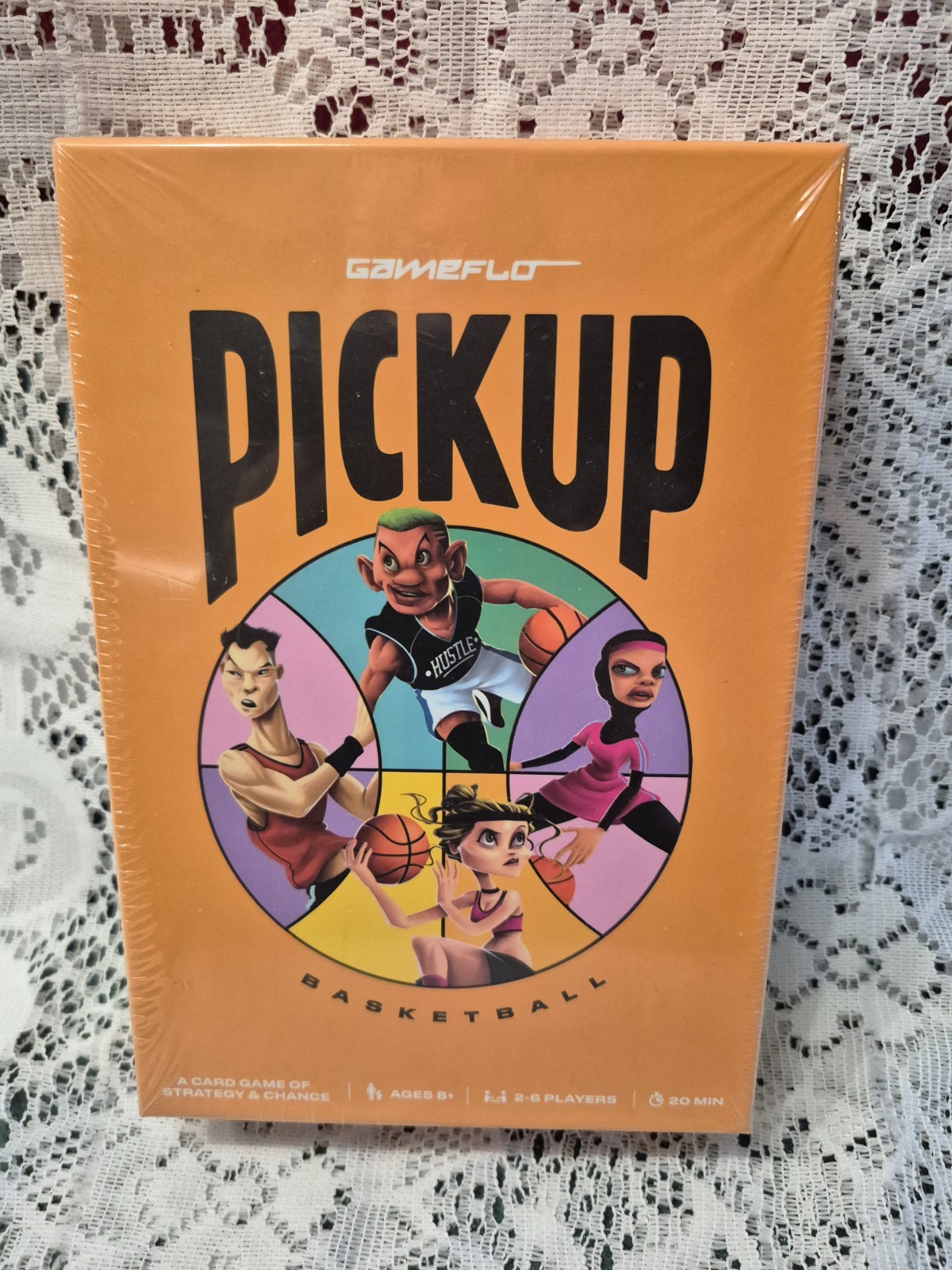 Gameflo Pickup Basketball Card Game Of Strategy Ages 8+ 2 – 6 Players NIP Sealed
