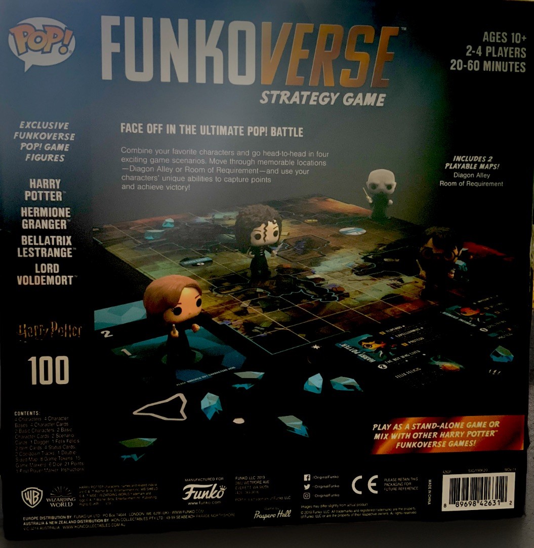 Harry Potter Funkoverse Strategy Board Game Funko Pop Game Box Set Brand New